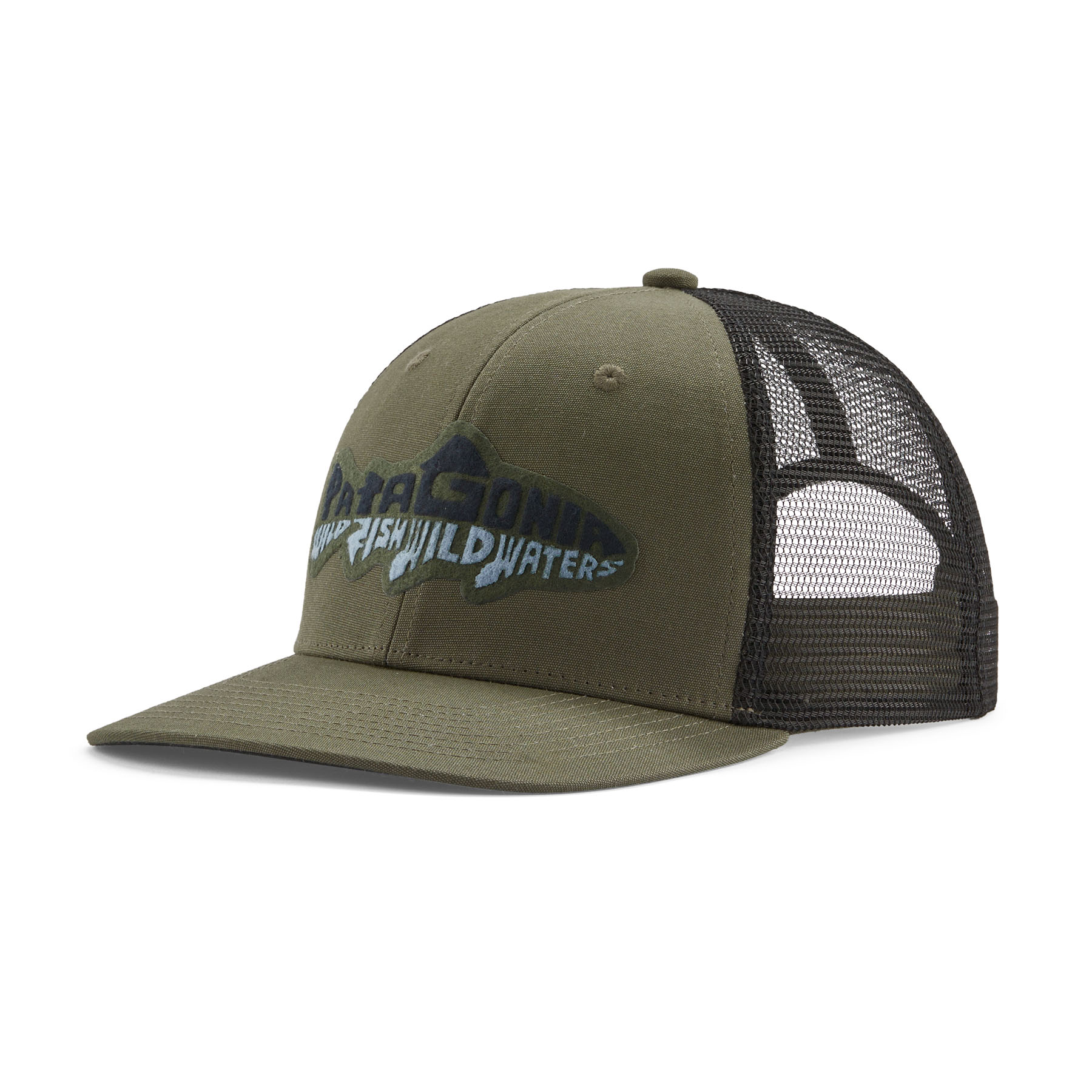 Take a Stand Trucker Hat (Wild Waterline: basin green)
