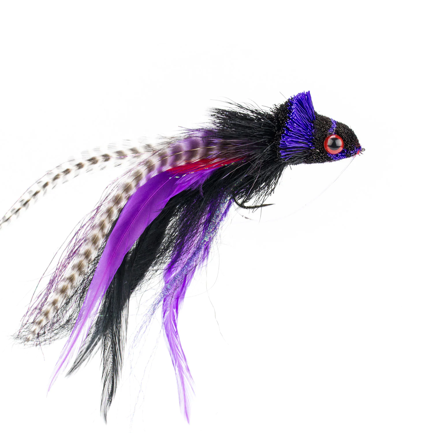 Whitlocks Premium Hechtstreamer (schwarz/lila) Hakengröße: # 3/0 Whitlocks Premium Hechtstreamer (schwarz/lila) Hakengröße: # 3/0