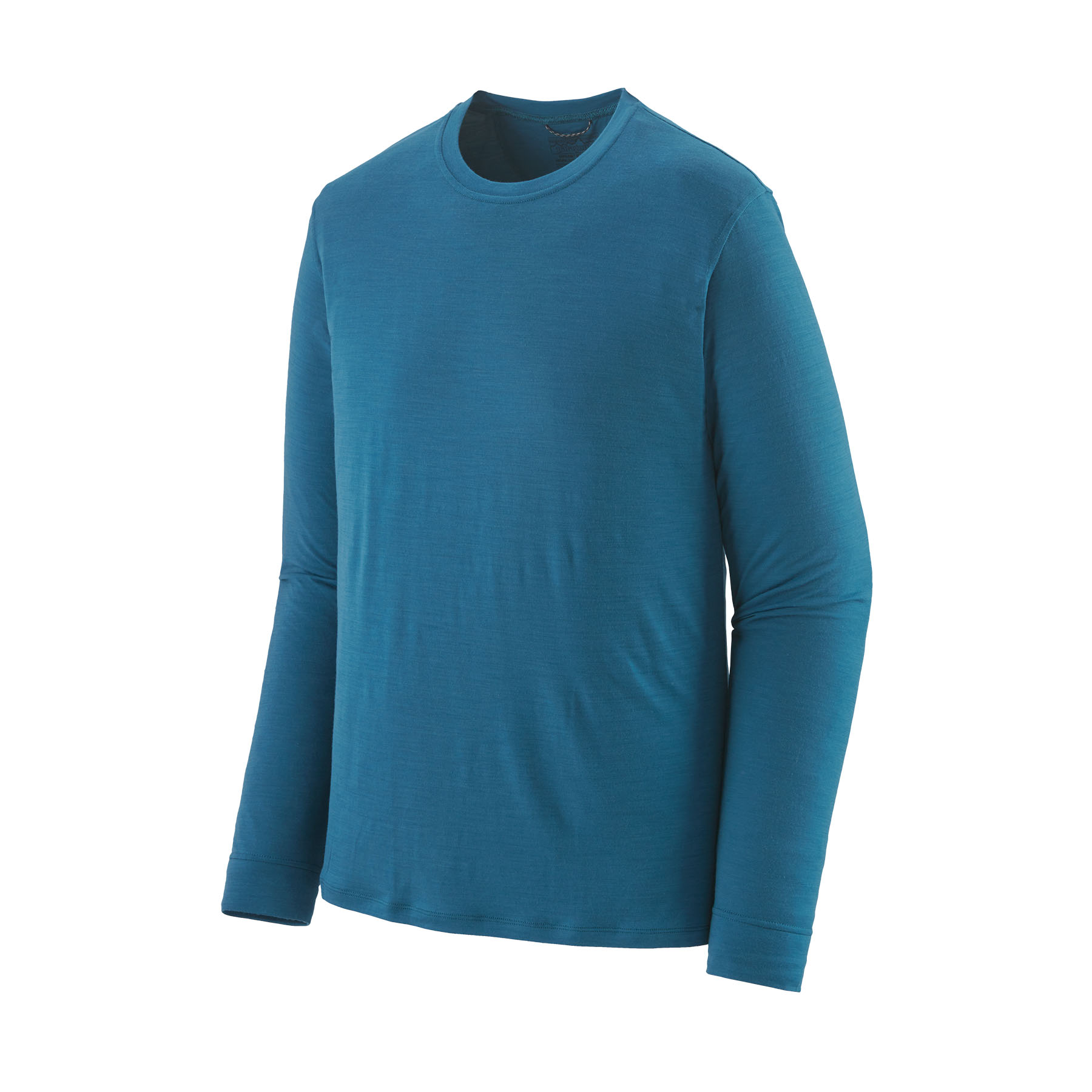 M's L/S Cap Cool Merino Shirt (wavy blue)