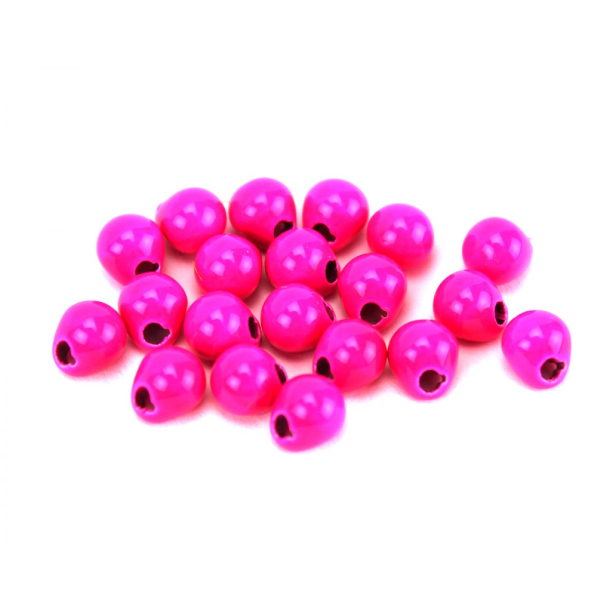 Tungsten Off Center Beads (fluoro-pink)