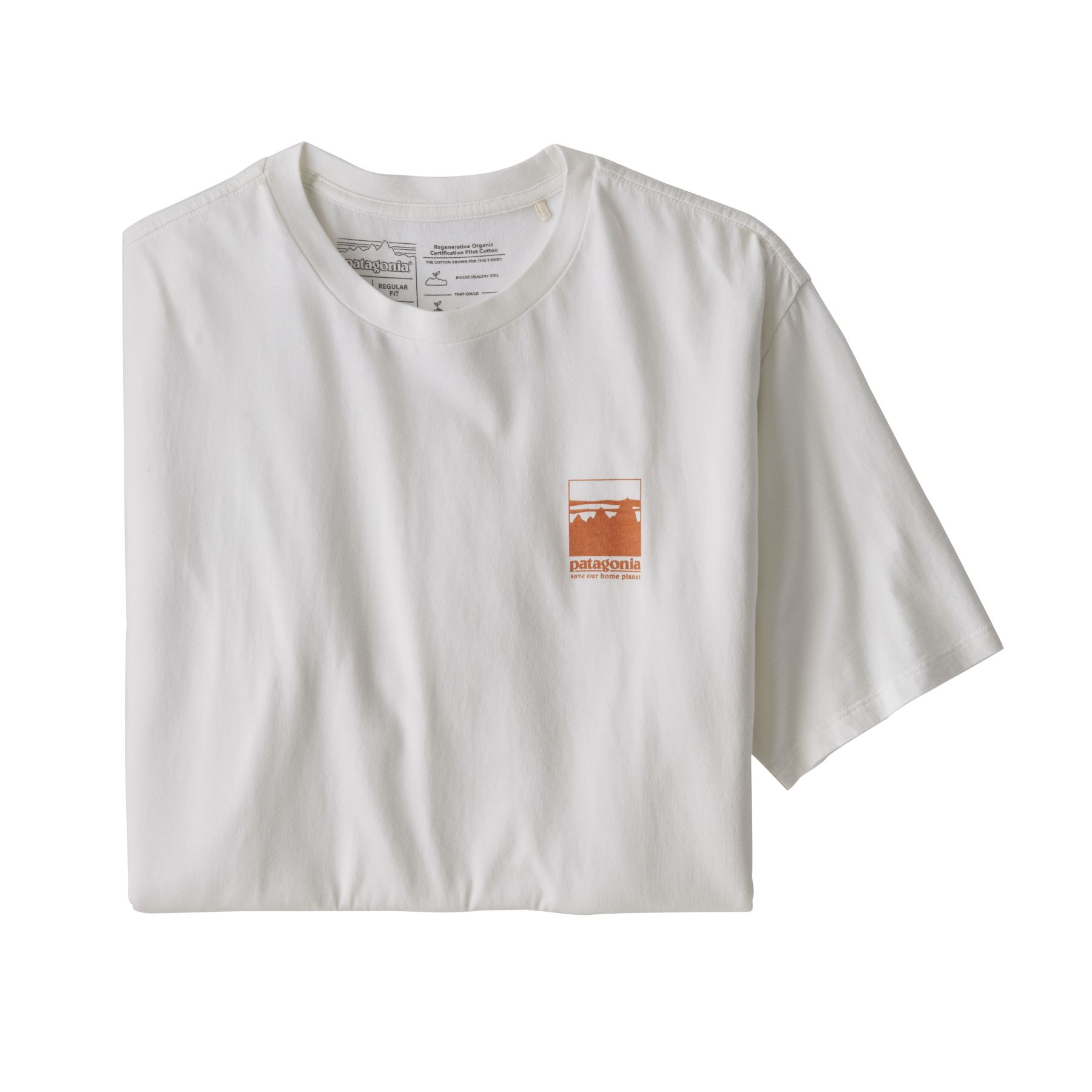 Men's Alpine Icon Regenerative Organic T-Shirt (white) Men's Alpine Icon Regenerative Organic T-Shirt (white)