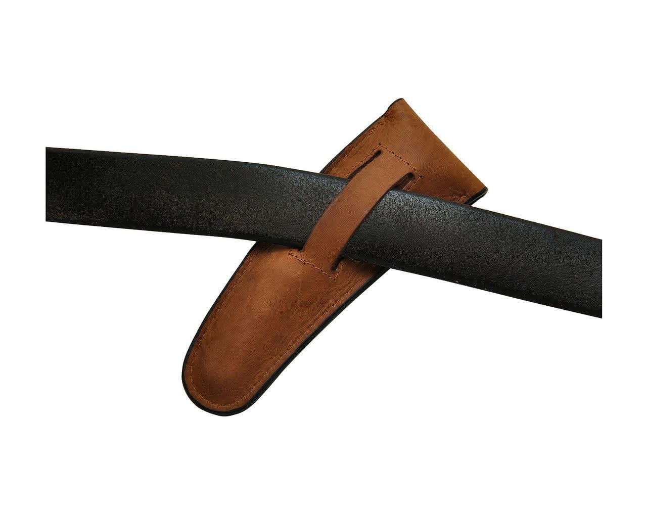 Belt leather sheath