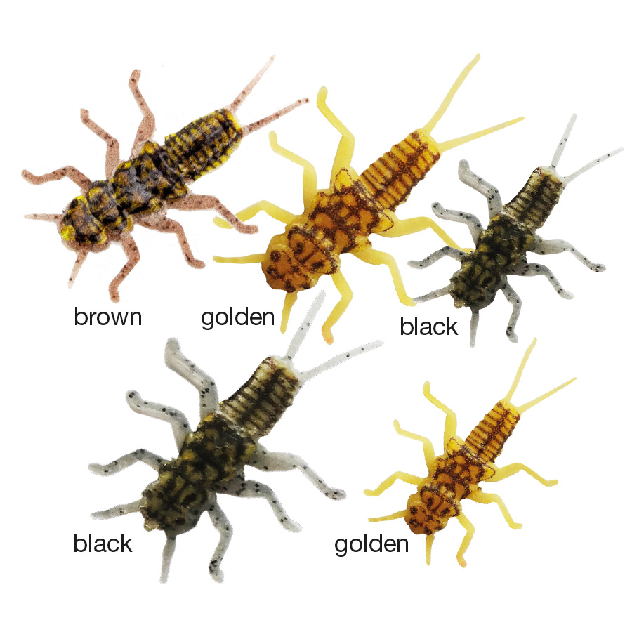 Realistic Silicone Stonefly Body (brown) Realistic Silicone Stonefly Body (brown)