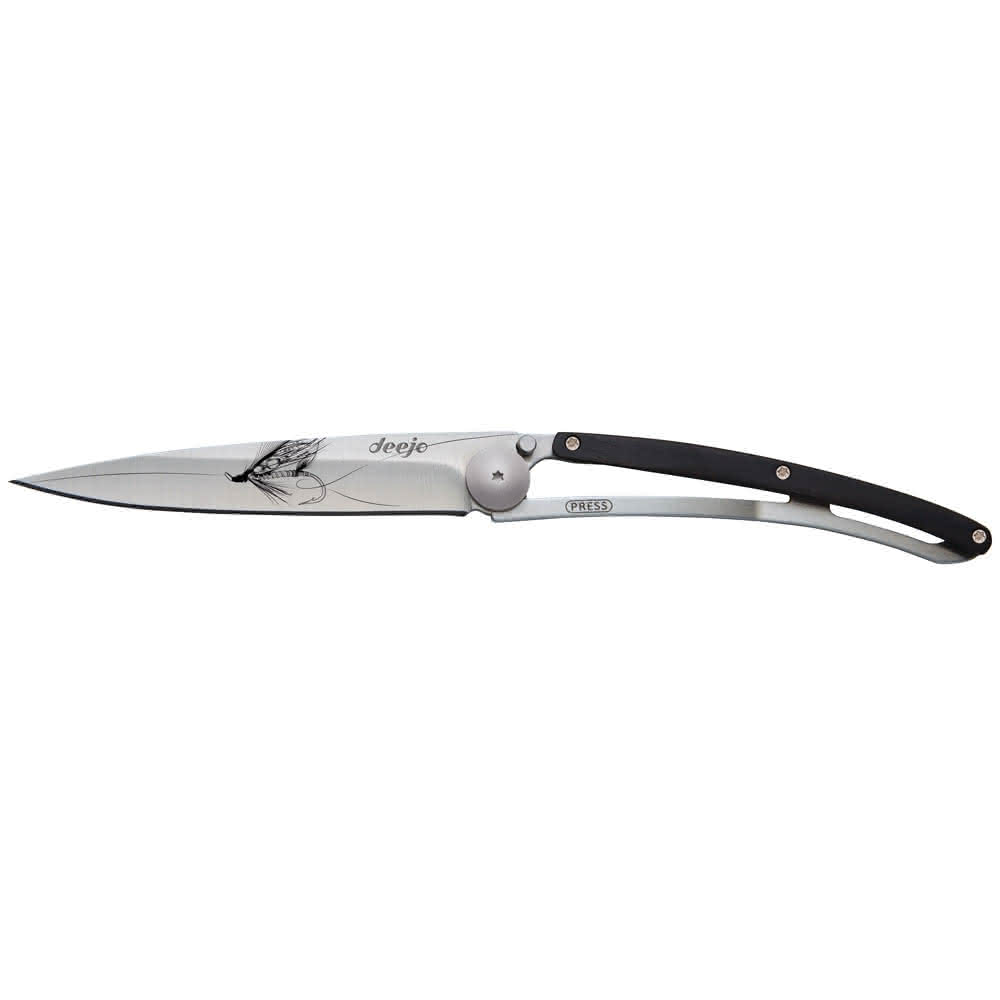 37g Ebenholz, Tattoo "Silver Wilkinson Fliege", Taschenmesser 37g Ebenholz, Tattoo "Silver Wilkinson Fliege", Taschenmesser