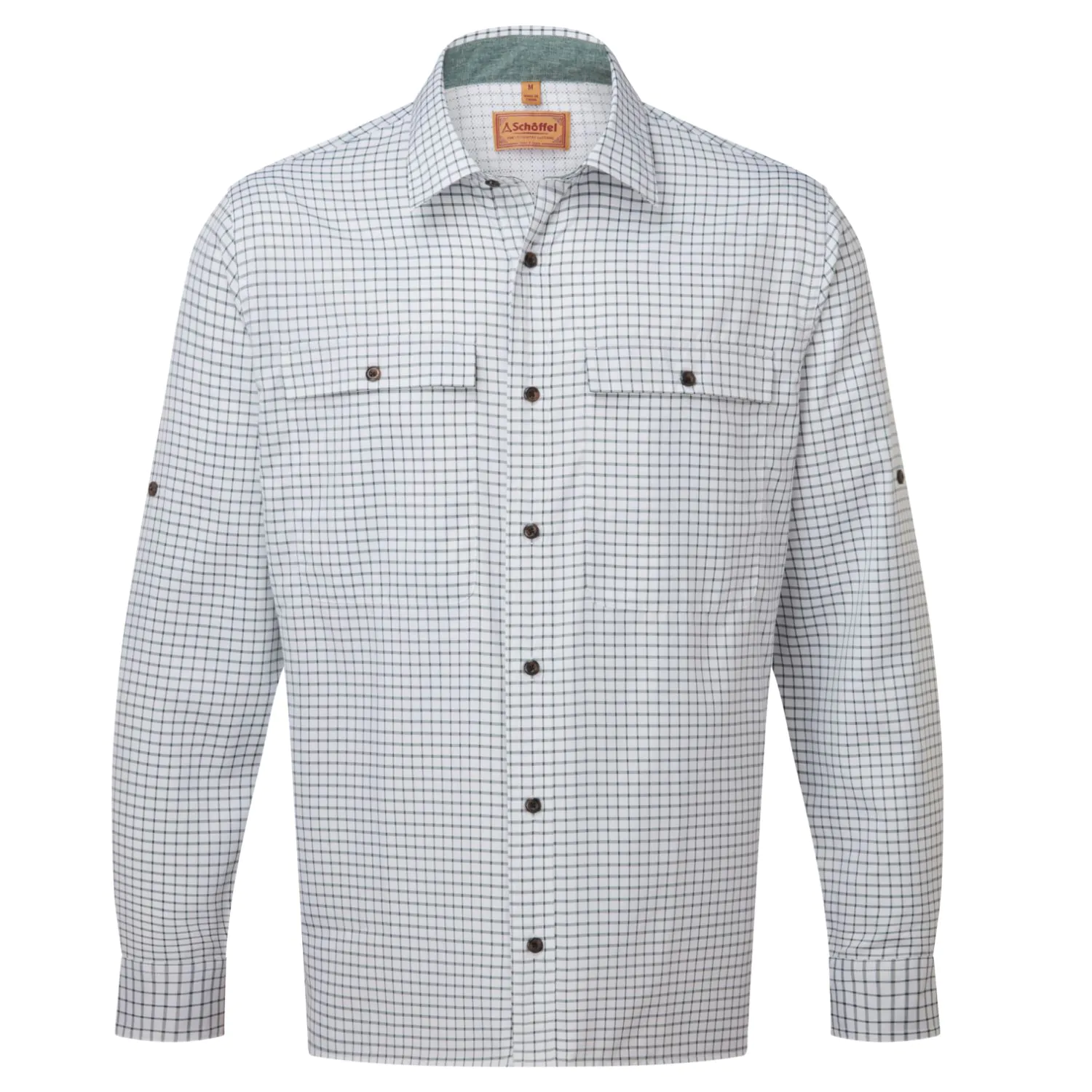 Findhorn Technical Fishing Shirt (dark olive check) Findhorn Technical Fishing Shirt (dark olive check)