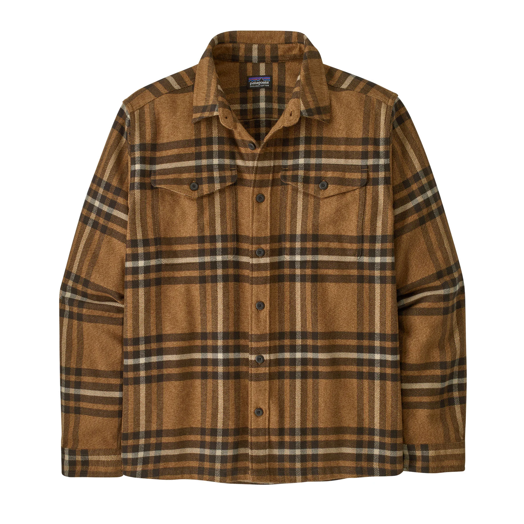 Men's Fjord Flannel Shirt (Catch: Deer Brown)