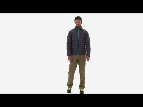 Men's Down Sweater (Wavy Blue) Men's Down Sweater (Wavy Blue)