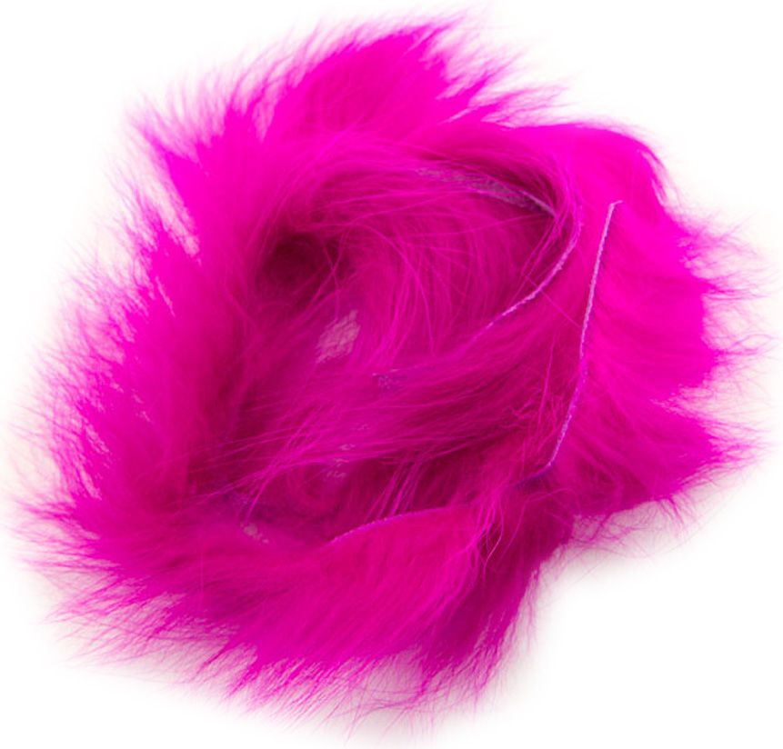 3 Strisce Di Montaggio Per Mosche Da Pesca – Bande Di Lapin Bicolore Rosa E Nero Da 4mm – Zonker Strip – Marca Pechetruite - Foto 3
